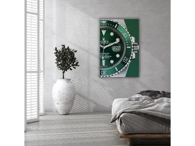 Time is expensive 40x60 cm - canvas wanddecoratie - afbeelding 1 van  2