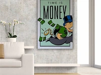 Time is money 60x90 cm - canvas wanddecoratie - afbeelding 2 van  2