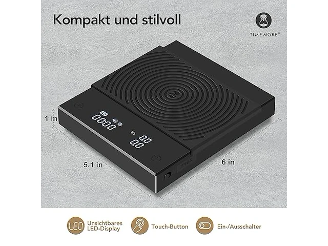 Timemore koffieweegschaal - afbeelding 3 van  4