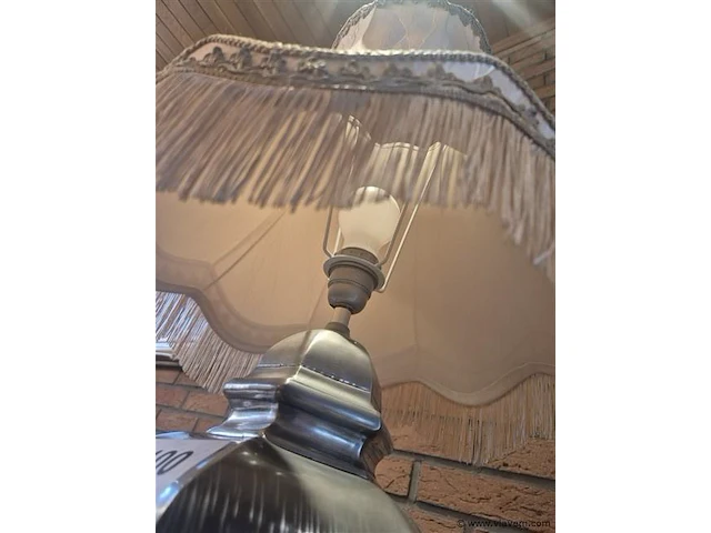 Tinnen bijzetlamp 76cm - afbeelding 3 van  3
