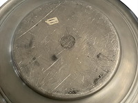 Tinnen pot + schaal - afbeelding 2 van  4