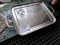 Tinnen schaal - afbeelding 1 van  1