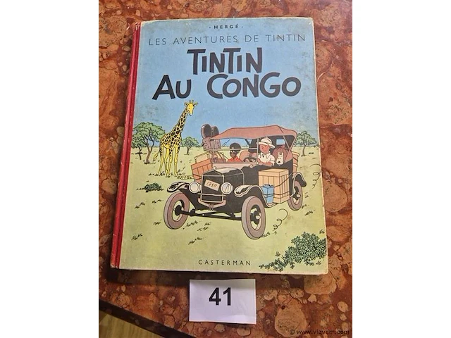 Tintin au congo - afbeelding 1 van  3