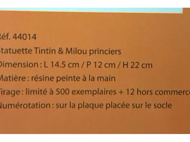 Tintin et milou napoleon (princiero) - afbeelding 7 van  7