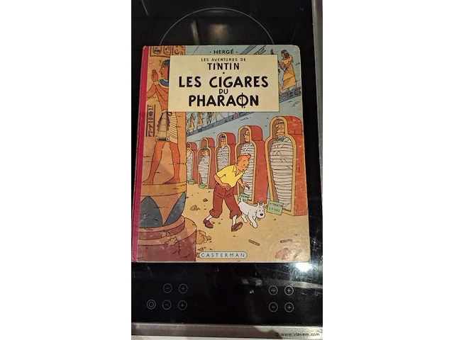 Tintin les cigares du pharaon album - afbeelding 1 van  10