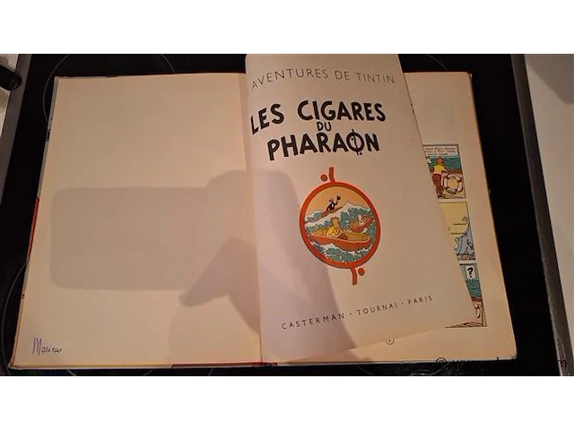Tintin les cigares du pharaon album - afbeelding 7 van  10