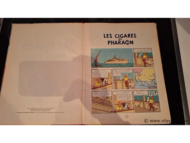 Tintin les cigares du pharaon album - afbeelding 8 van  10