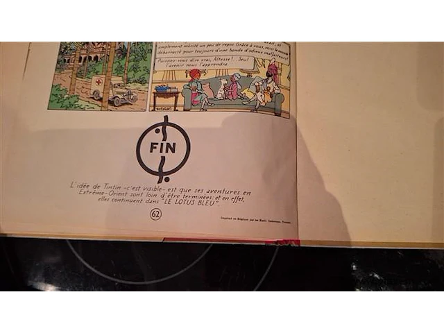 Tintin les cigares du pharaon album - afbeelding 10 van  10