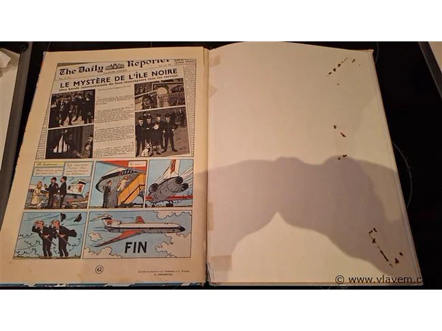 Tintin l"ile noir album - afbeelding 2 van  10