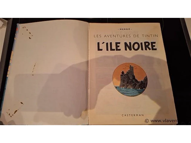 Tintin l"ile noir album - afbeelding 7 van  10