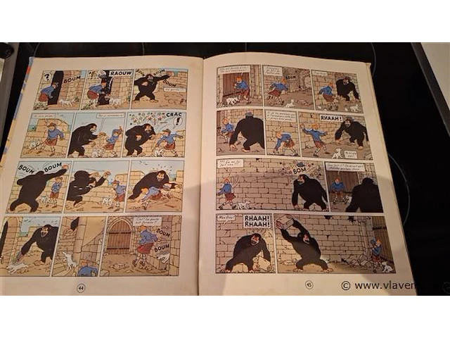 Tintin l"ile noir album - afbeelding 10 van  10