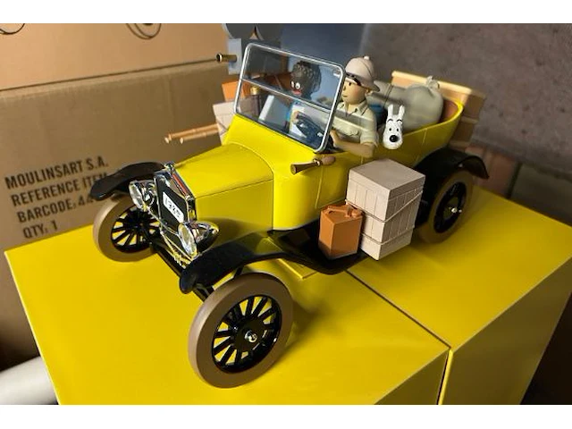 Tintin moulinart la ford model t jaune - afbeelding 3 van  10