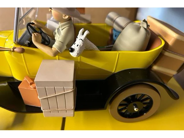 Tintin moulinart la ford model t jaune - afbeelding 5 van  10