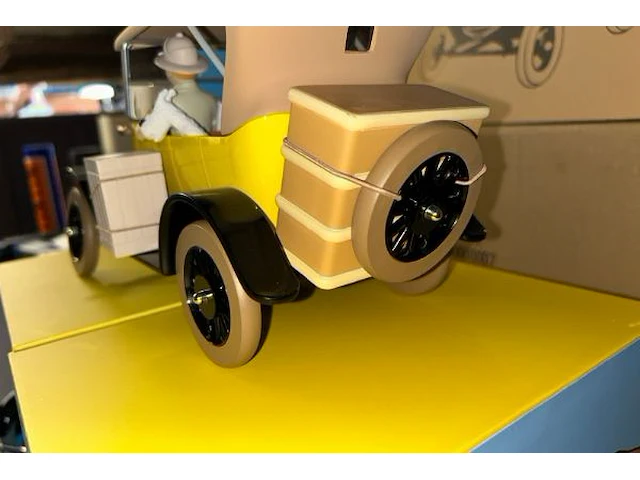 Tintin moulinart la ford model t jaune - afbeelding 9 van  10