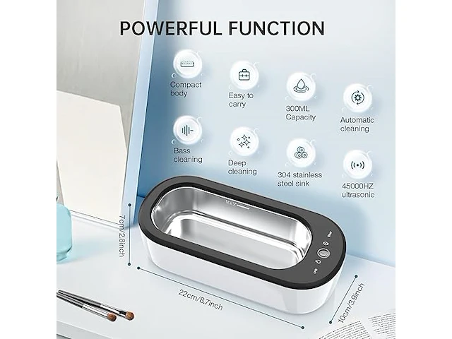 Tiptop home ultrasone reiniger - afbeelding 6 van  6