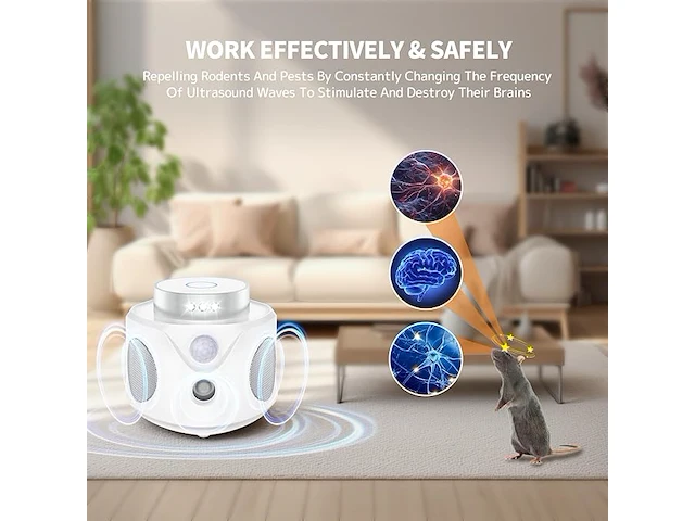 Tiptop home ultrasoon dierenafweersysteem - afbeelding 5 van  7