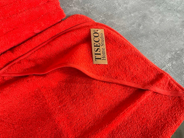 Tiseco badhanddoek kind 75 x 75 cm (18x) - afbeelding 2 van  5