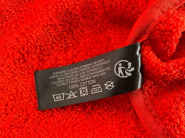 Tiseco badhanddoek kind 75 x 75 cm (18x) - afbeelding 5 van  5