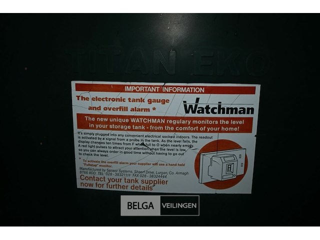 Titan bovengrondse mazouttank - afbeelding 6 van  7