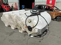Titane horizontale brandstof opslagtank