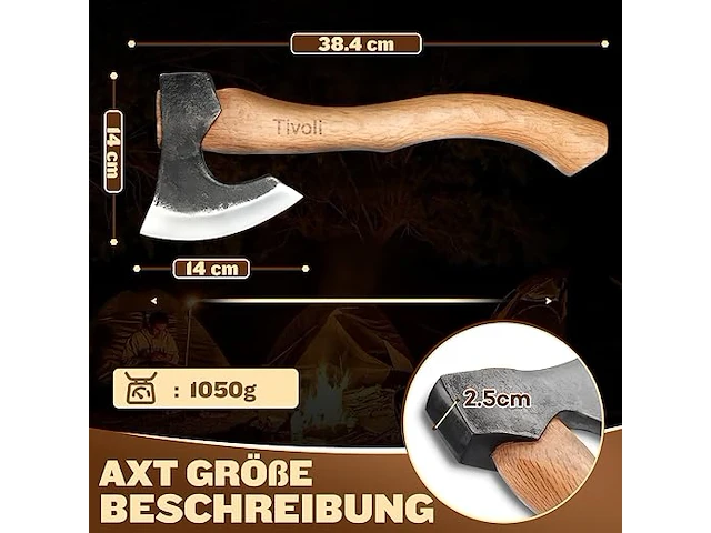 Tivoli survivalbijl - afbeelding 2 van  2