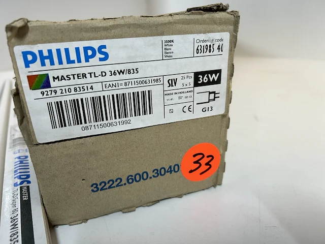Tl-d master lampen philips 36w/835 (+/- 19 st) - afbeelding 2 van  2