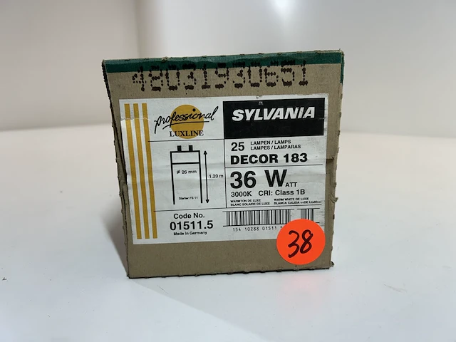 Tl lampen sylvania decor 36w (25st) - afbeelding 1 van  1
