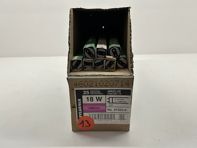 Tl lampen sylvania grolux f18w/gro-t8 - afbeelding 2 van  2