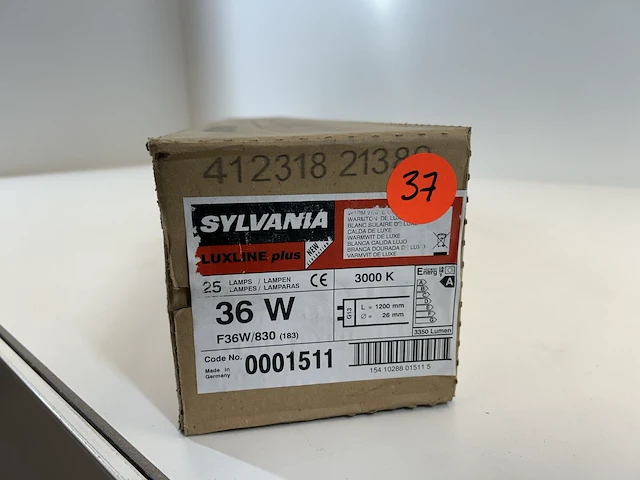 Tl lampen sylvania luxline plus 36w (100st) - afbeelding 1 van  1