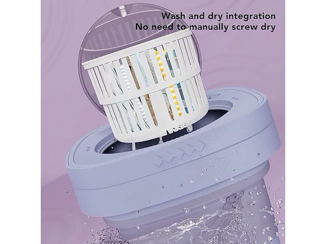 Tmishion draagbare wasmachine - afbeelding 3 van  3