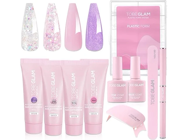 Tobeglam poly nail extension kit. - afbeelding 1 van  2