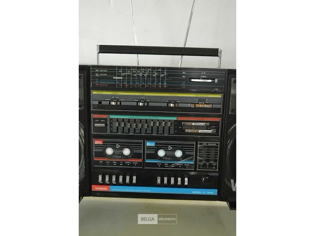 Tobishi retro radio dubbel cassette p2000 - afbeelding 3 van  5