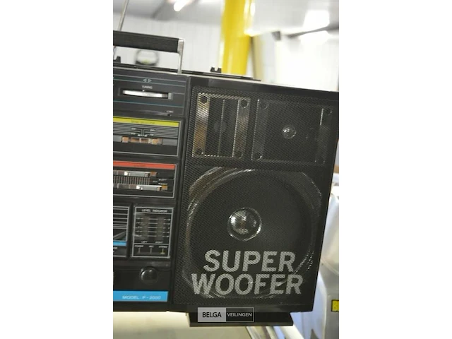 Tobishi retro radio dubbel cassette p2000 - afbeelding 3 van  6