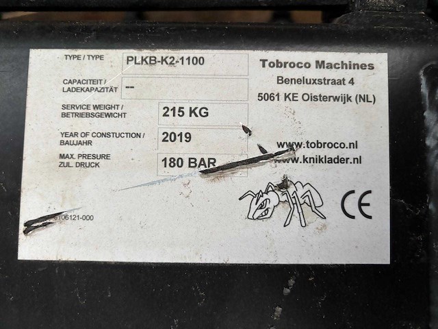 Tobroco - 2019 - plkb-k2-1100 - overige agrarisch - afbeelding 7 van  7
