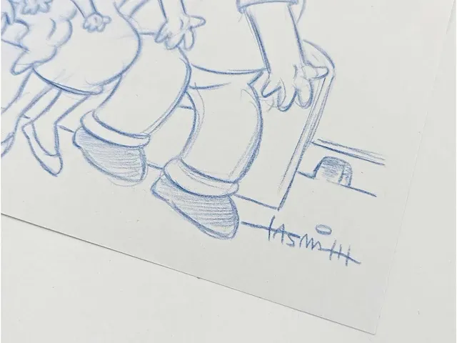 Todd aaron smith, simpsons familietekening, circa 2014 - afbeelding 3 van  6