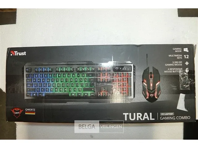 Toestenbord & muis trust qwerty - afbeelding 3 van  3