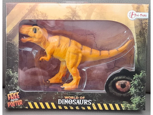 Toi-toys dinosaurus oranje - afbeelding 1 van  3