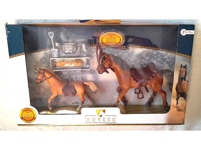 Toi-toys horses pro paarden speelset met accessoires - afbeelding 1 van  5