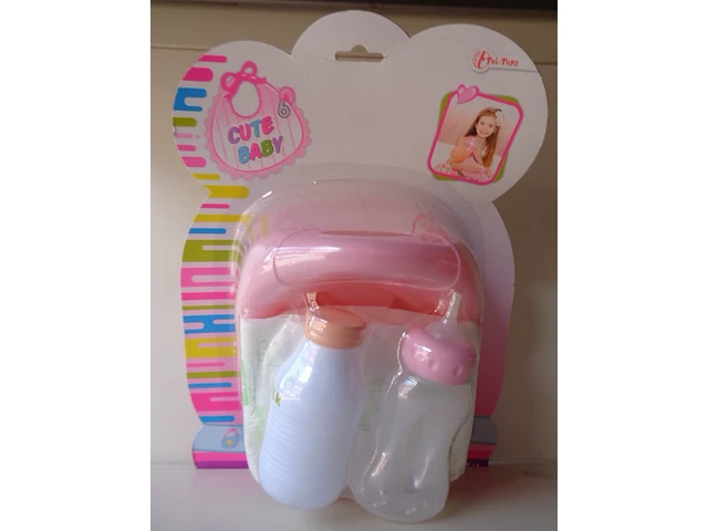 Toi-toys potje, drinkfles en luier voor baby pop - afbeelding 2 van  7