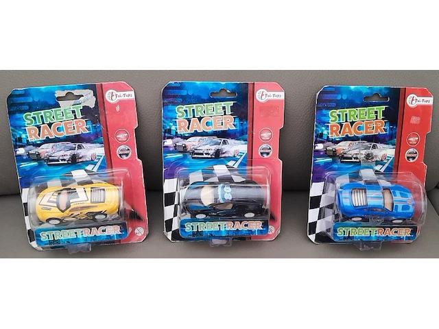 Toi-toys street racer: 3 stuks - afbeelding 1 van  3