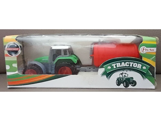 Toi-toys tractor met aanhangwagen - afbeelding 1 van  5