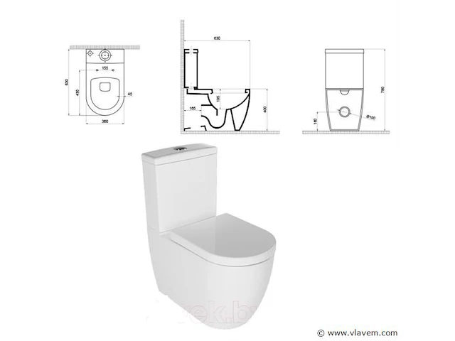 Toilet design - afbeelding 1 van  3