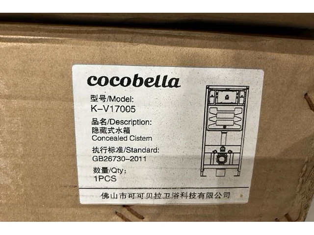 Toilet inbouwreservoir coca bella 4 stuks - afbeelding 6 van  6