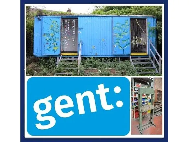 Toilet & werf wagen - draaibank - handpers - gent