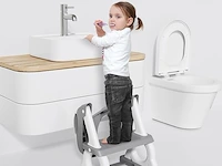 Toiletbril met opstapje voor kinderen - afbeelding 4 van  5