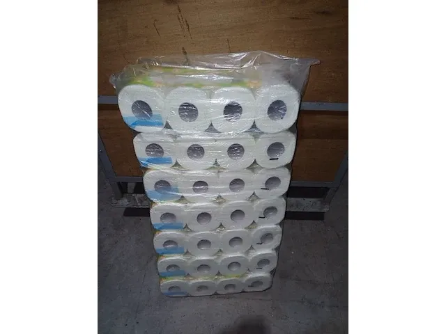 Toiletpapier liss (56 rollen) - afbeelding 1 van  2