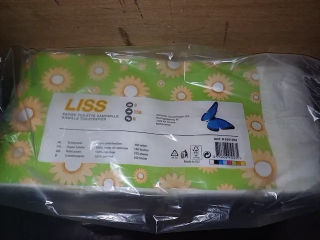 Toiletpapier liss (56 rollen) - afbeelding 2 van  2