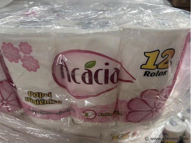 Toiletpapier, pak van 9 x 12 rollen - afbeelding 1 van  2