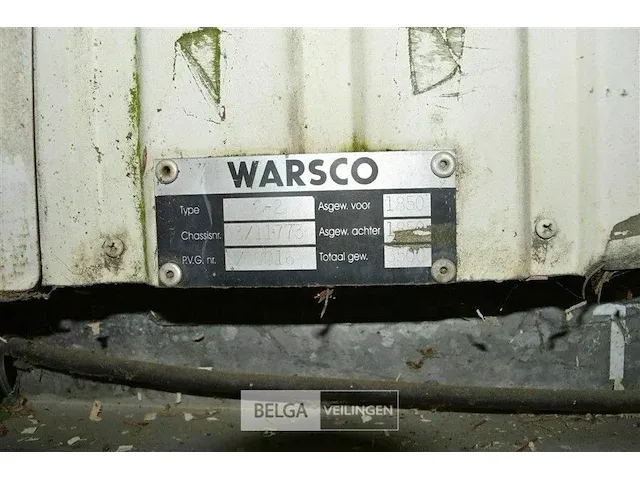 Toiletwagen warsco - afbeelding 40 van  50