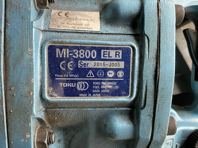 Toku mi-3800 elr pneumatische slagmoersleutel - afbeelding 4 van  4